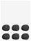 AIDA Raw Silicone - Soft Surface Coaster - Black - BLACK - One Size – kuva 2