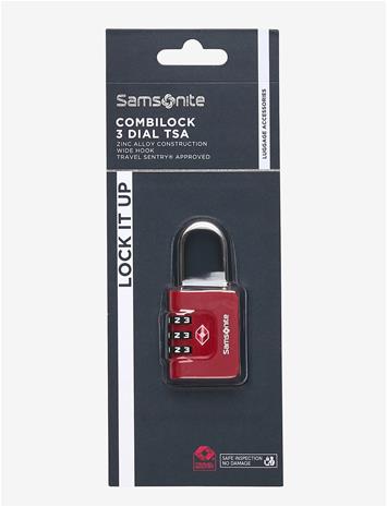 SAMSONITE Combilock 3 Dial Tsa - RED - One Size
