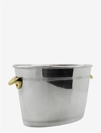 House Doctor - Wine Cooler - Antique Silver Finish