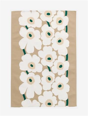 Marimekko Unikko-keittiöpyyhe