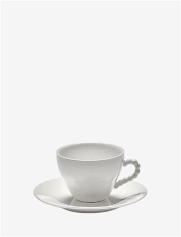 Serax Cup + Saucer White - White - ONE SIZE