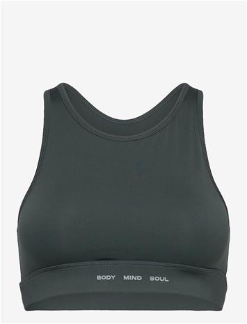 7 DAYS Active Open Back Bra - Green - L