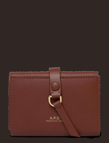 A.P.C. Trifold Noa - Brown - ONE SIZE – kuva 5/5