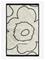 Marimekko Piirto Unikko vieraspyyhe 30x50 cm Ivory-black – kuva 8