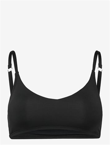 SPEEDO Solid Triangle Bikini Top - ANTHRACITE - XS