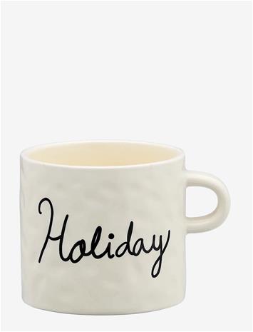 ANNA + NINA Holiday Mug - BLACK - 50 CL