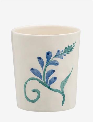 ANNA + NINA Indigo Flora Latte Cup - MULTICOLOR - 80 CL