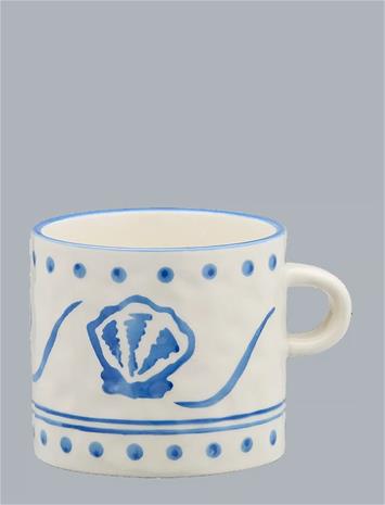 Anna + Nina Azure Shore Mug - Blue - 50 CL