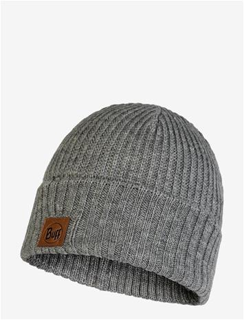 BUFF Knitted Hat Rutger - MELANGE GREY - One Size