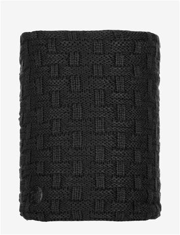 BUFF Knitted Neckwarmer Airon - Black - ONE SIZE