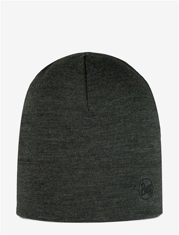 BUFF Merino Midweight Beanie - SOLID BARK - One Size