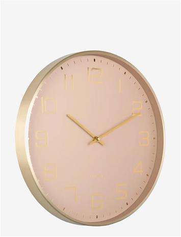 KARLSSON Wall Clock Elegance Glow Jungle Green - SOFT BROWN - Ø 40 cm