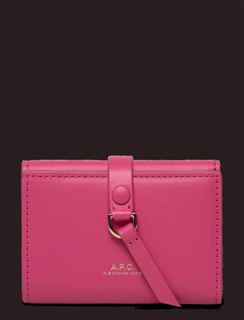 A.P.C. Trifold Noa Simple - Pink - ONE SIZE – kuva 3/3
