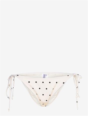BUBBLEROOM Bikini Tie Bottom - OFFWHITE/PATTERNED - L