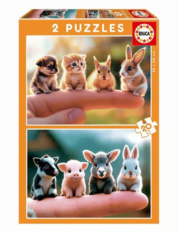 Educa - 2X20 Baby Animals (80-20221)