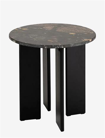 J-Line Sid Tab Mathilde Marb Bla/Pea - Black - Ø 50 CM