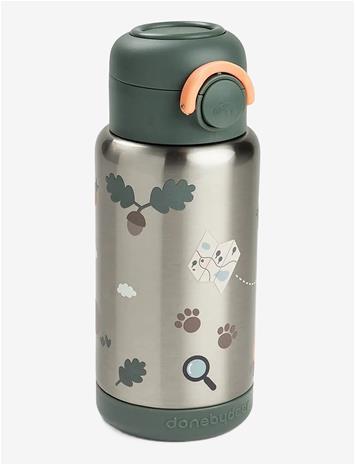 Done by Deer - Insulated straw bottle Tiny trails - Green - 340 ml – kuva 7/7