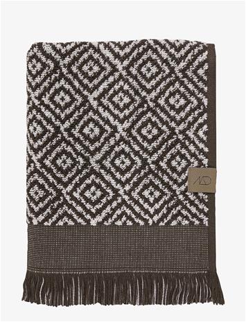 Mette Ditmer - MOROCCO towel - Chocolate / Off-white