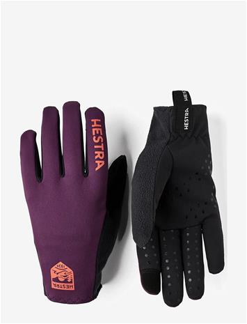 HESTRA Runners - 5 Finger - PLUM/BLACK - 8