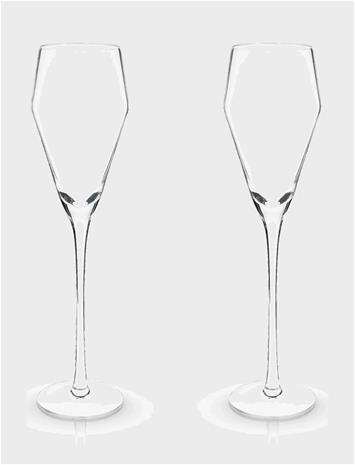 Viski - Raye Angled Proseccolasi 24 cl 2 kpl – kuva 3/3