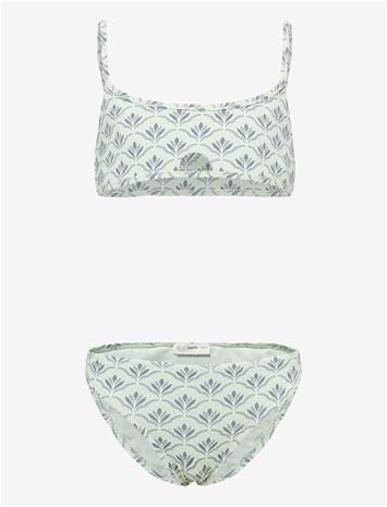 MANGO Printed Bikini - TURQUOISE - AQUA - 116
