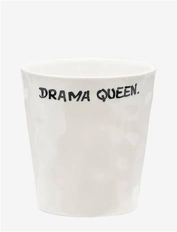 ANNA + NINA Drama Queen Coffee Cup - MULTI COLOURED - 20 CL