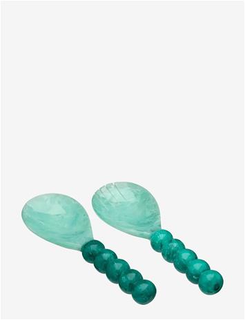 ANNA + NINA Basil Salad Server Set - GREEN - ONZE SIZE – kuva 2/2