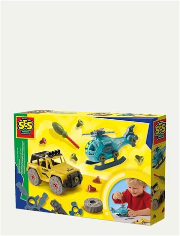 SES Creative Construction Set - Vehicles - Multi/patterned - ONE SIZE