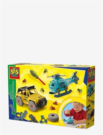 SES Creative Construction Set - Vehicles - Multi/patterned - ONE SIZE