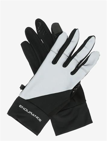 ENDURANCE Mingus Running Gloves - BLACK - L