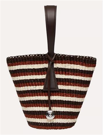 Liffner Single Handle Basket - Multi/patterned - ONE SIZE
