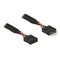 DeLOCK sisäinen Usb-kaapeli 0.25m 2xUSB2.0 83873 – kuva 1