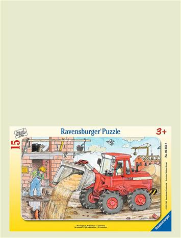My excavator Lasten palapeli 15 palaa Ravensburger