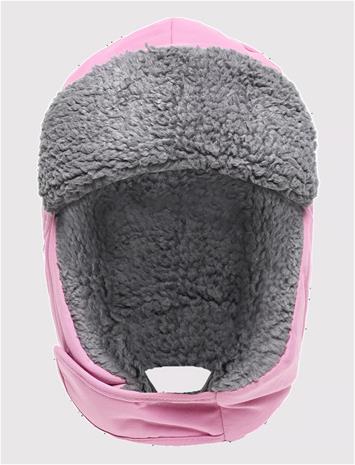 Didriksons Biggles cap 7, hattu, lapset, vaaleanpunainen