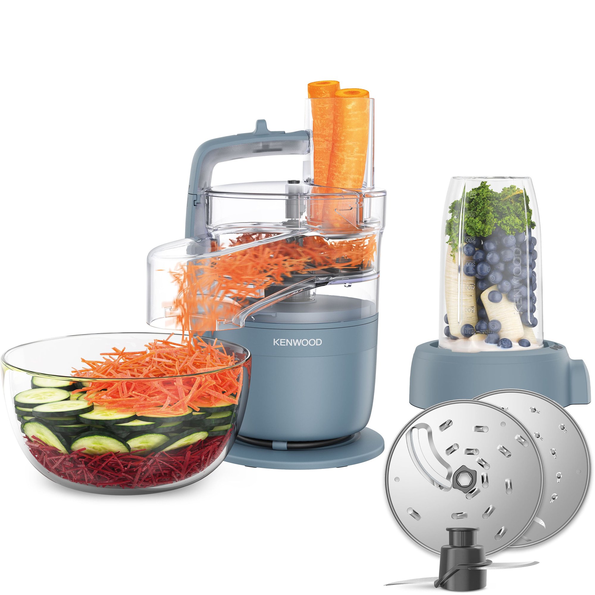 Kenwood FDP23.380GY MultiPro GO Blend monitoimikone, myrskynsininen