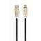 Gembird usb-kaapeli 1 m CC-USB2S-AMMBM-1M-BG – kuva 1