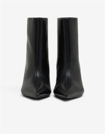 Nelly - Musta - Mid Heel Ankel Boot