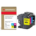 AgfaPhoto mustekasetti 4 kpl APB223SETD