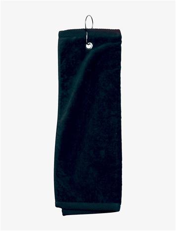 ABACUS Bag Towel Plain - BLACK - One Size