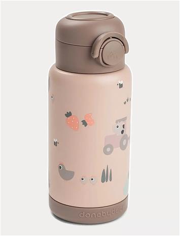Done by Deer - Insulated straw bottle - Tiny farm Powder - 340 ml – kuva 6/7