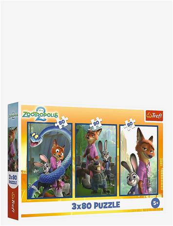 TREFL Pappussel Trefl 3X80 Bitar Zootropolis 2 - MULTI - One Size – kuva 2/2