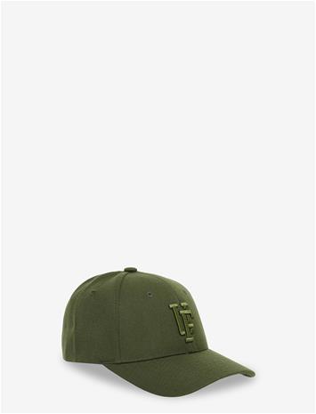 UPFRONT Spinback Baseball Cap - Crown 4 - OLIVE OLIVE - One Size