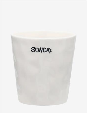 ANNA + NINA Sunday Coffee Cup - WHITE - ONZE SIZE