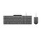 Lenovo GX31R09775 näppäimistö Sisältää hiiren Koti /Toimisto USB Englanti (US) Harmaa – kuva 1