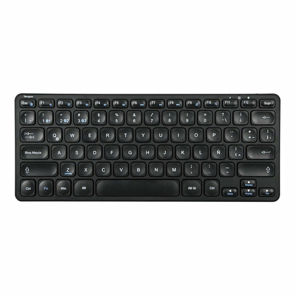 Targus - keyboard - multi-device compact - QWERTY - Spanish - black Input Device - Näppäimistö - Espanjalainen - Musta