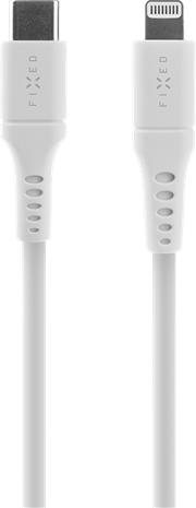 FIXED LIQUID Silikonikaapeli USB-C/Lightning 1.2m Valk.