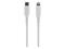 FIXED LIQUID Silikonikaapeli USB-C/Lightning 1.2m Valk. – kuva 3