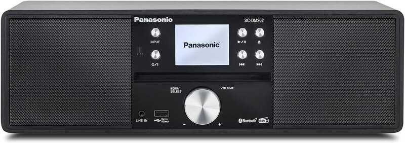 Panasonic kodin äänentoistolaite 24 W SC-DM202EG-K