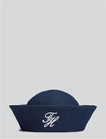 Tommy Hilfiger Th Nautical Script Hat - Navy - ONE SIZE