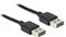DeLOCK 5m USB 2.0 A USB-kaapeli USB A Musta 83463 – kuva 2